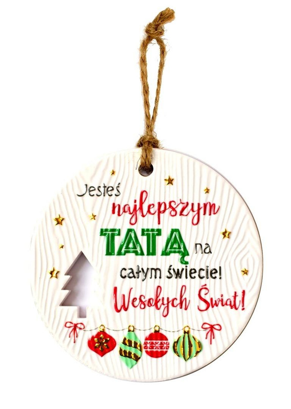 Zawieszka ceramiczna Boże Narodzenie