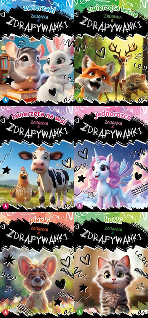 Zadanka i zdrapywanki PAKIET 6