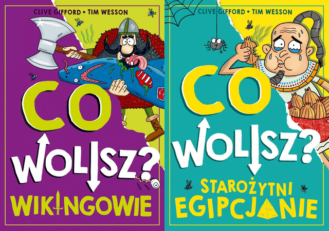 Co wolisz? Wikingowie + Co wolisz? Starożytni Egipcjanie, Clive Gifford