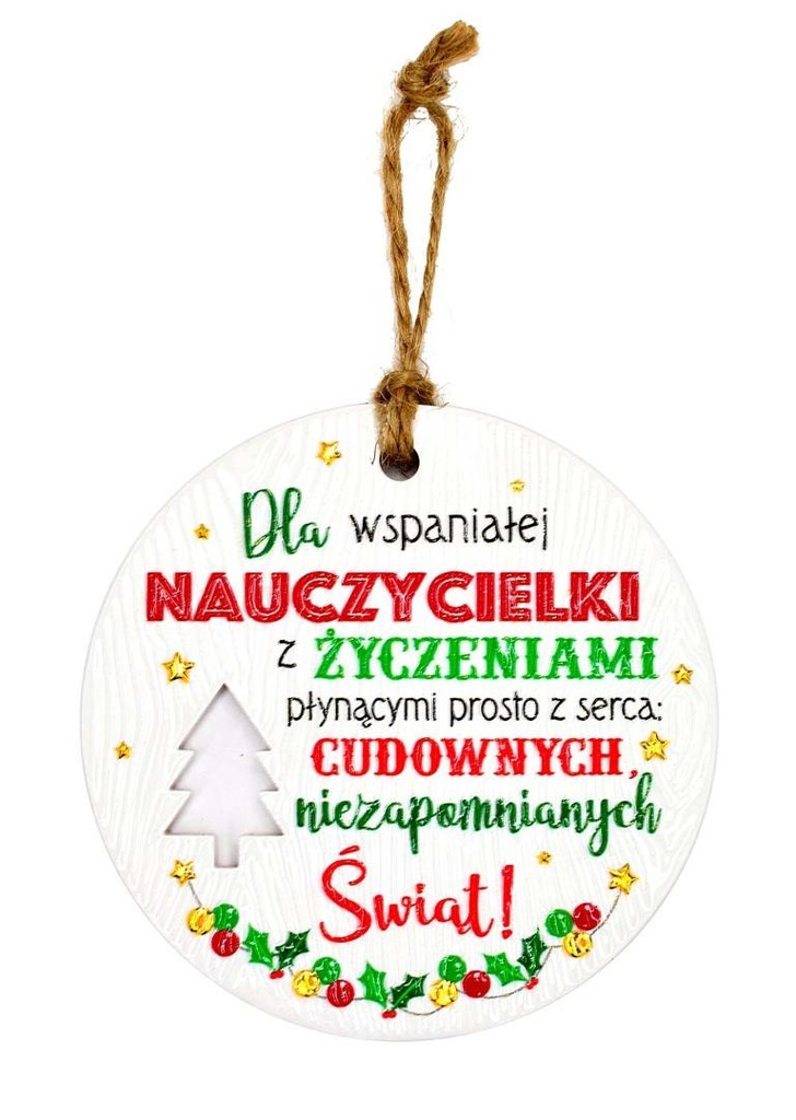 Zawieszka ceramiczna Boże Narodzenie