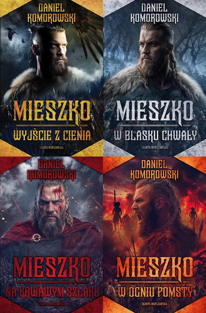 Mieszko. Tom 1-4, Daniel Komorowski