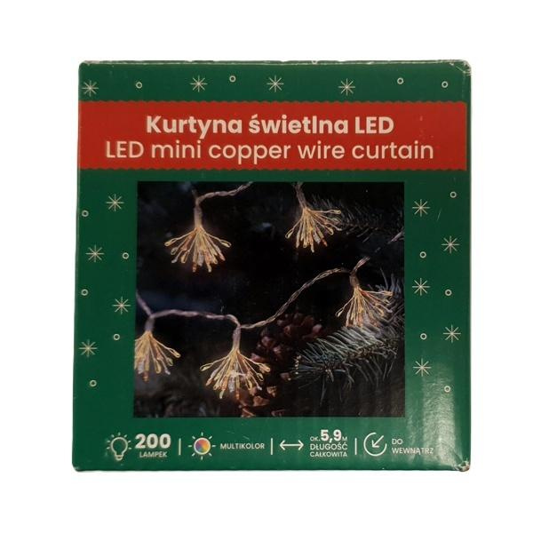 Kurtyna świetlna LED multikolor 5,9cm