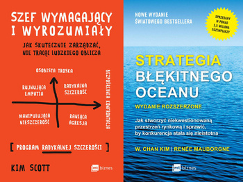 Szef wymagający i wyrozumiały + Strategia błękitnego oceanu PAKIET 2