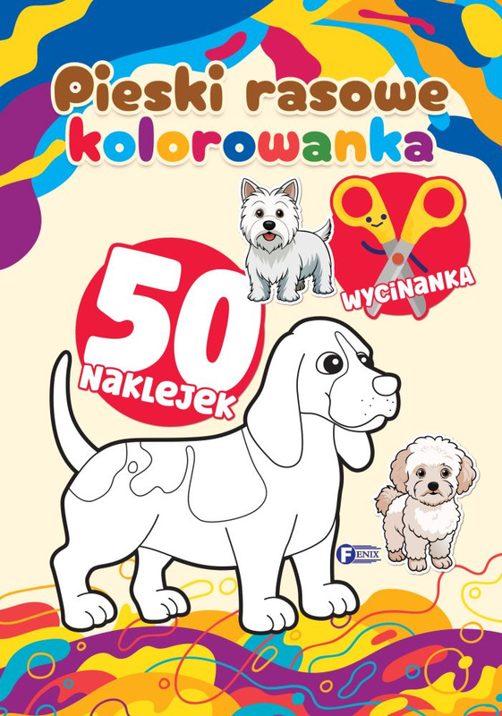 Pieski rasowe. Kolorowanka, Opracowanie zbiorowe