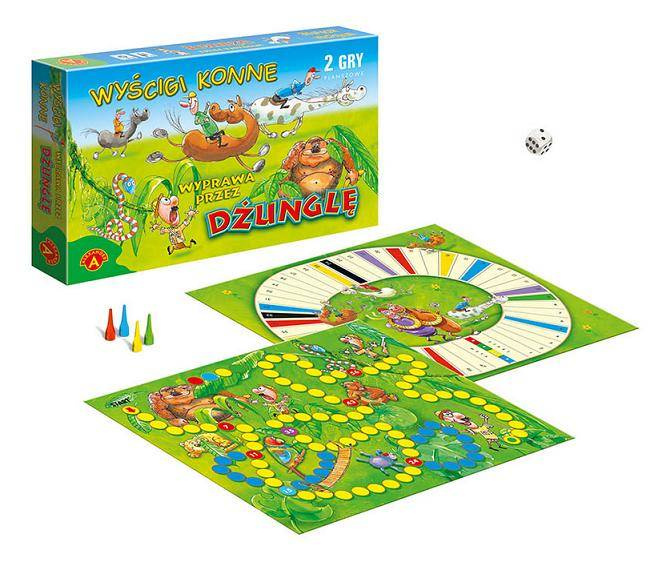 Wyścigi konne. Wyprawa przez dżunglę. ALEX