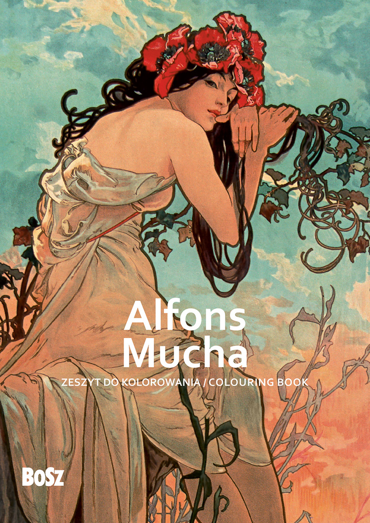 Alfons Mucha. Zeszyt do kolorowania, Edyta Niemiec-Szywała
