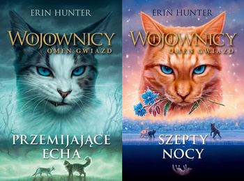 Przemijające echa + Szepty nocy. Wojownicy. Omen gwiazd. Tom 2-3, Erin Hunter