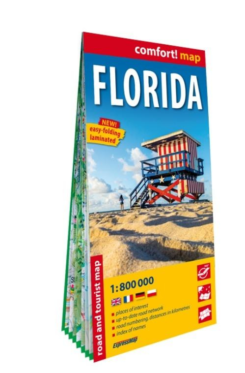 Comfort!map Florida laminowana, praca zbiorowa