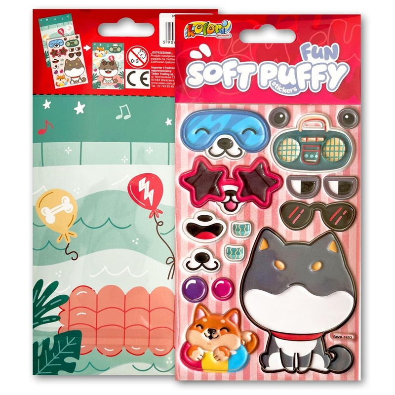 Naklejki puffy Fun with Doggi