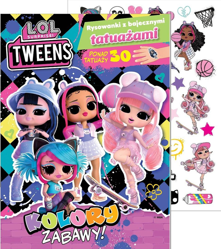 L.O.L. Surprise! Rysowanki z bajecznymi tatuażami, praca zbiorowa