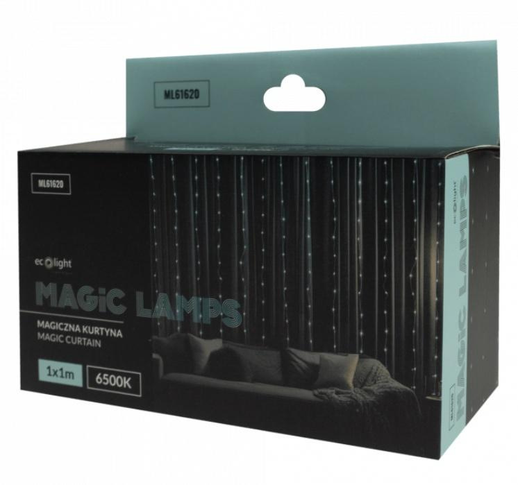 Magiczna kurtyna 100led 1mx1m 6500K,DC5V