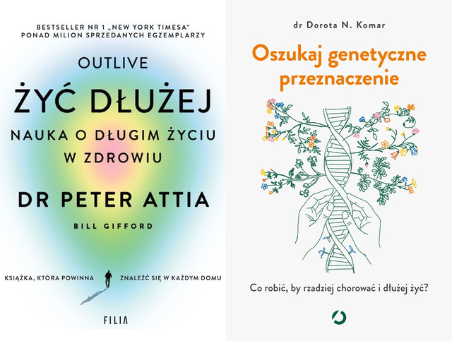Żyć dłużej wyd. kieszonkowe + Oszukaj genetyczne przeznaczenie