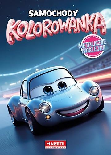 Kolorowanka. Samochody z naklejkami metalicznymi, Maciej Ratajczyk