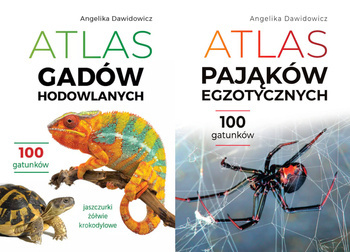 Atlas gadów hodowlanych + Atlas pająków egzotycznych