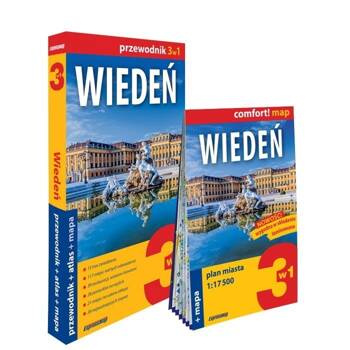 Comfort! map Wiedeń 3w1 przewodnik+atlas+mapa, praca zbiorowa