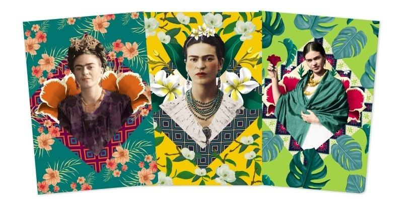 Zestaw 3 notatników MIDI Frida Kahlo