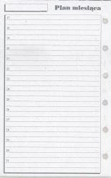 Wkład do organizera K Plan miesiąca ANTRA