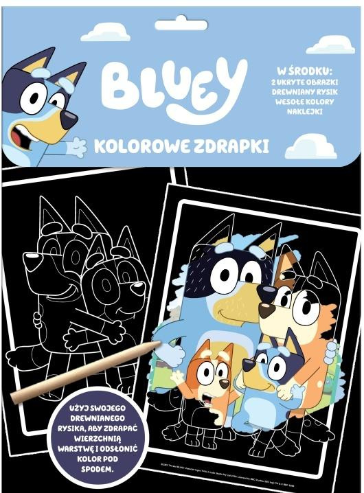 Bluey. Kolorowe zdrapki, praca zbiorowa