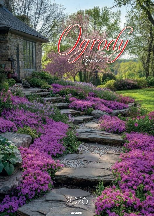 Kalendarz 2026 ścienny Ogrody