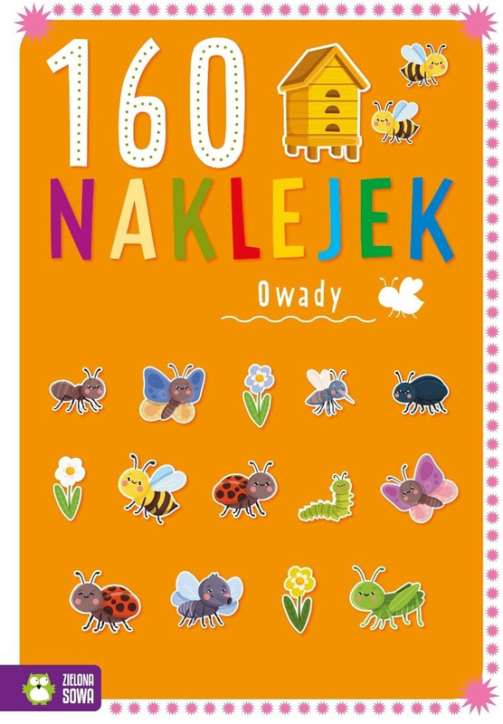 160 naklejek. Owady, Justyna Zalewska