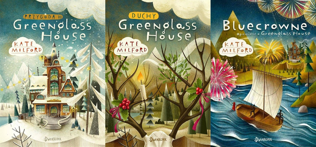 Greenglass House T.1, T2, T.3 Kate Milford Pakiet