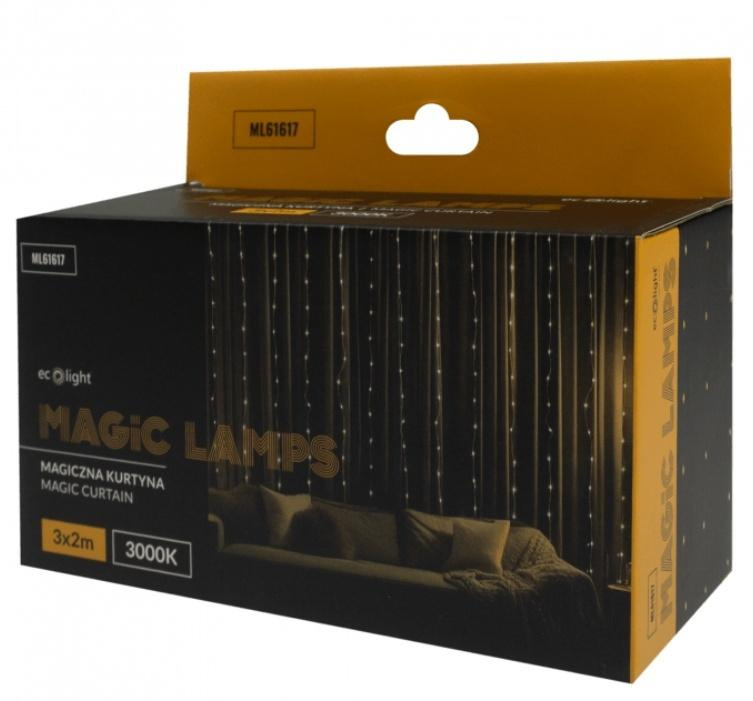 Magiczna kurtyna 400led 3mx2m 3000K,DC5V