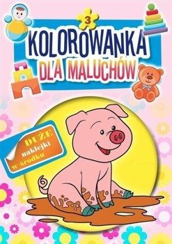 Kolorowanka dla maluchów 3. Świnka