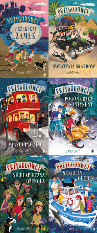 Przygodowcy. Tom 1-6, Jemma Hatt