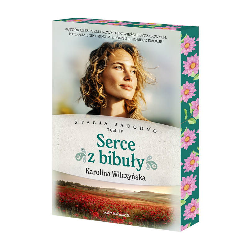 Stacja Jagodno. Serce z bibuły (barwione brzegi), Karolina Wilczyńska