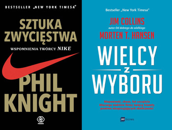 Wielcy z wyboru + Sztuka zwycięstwa. Wspomnienia twórcy NIKE PAKIET 2