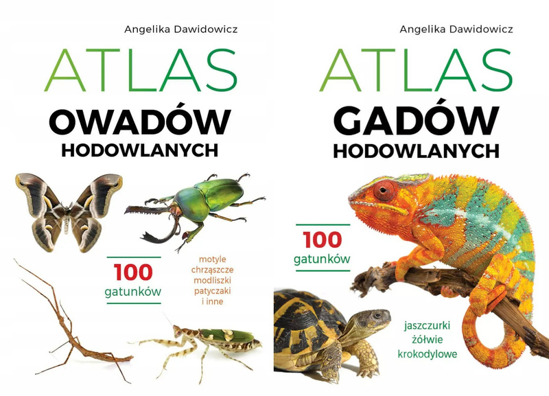 Atlas owadów hodowlanych + Atlas gadów hodowlanych