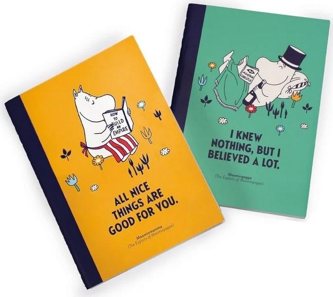 Muminki Notatnik A6 linia (2szt)