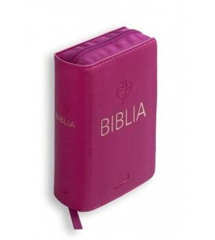 Biblia Tabor flex z zamkiem - malinowa, praca zbiorowa