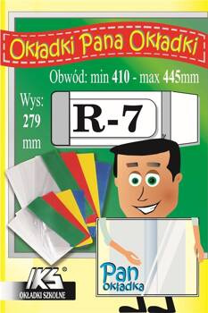 Okładka książkowa regulowana R7 (25szt) IKS