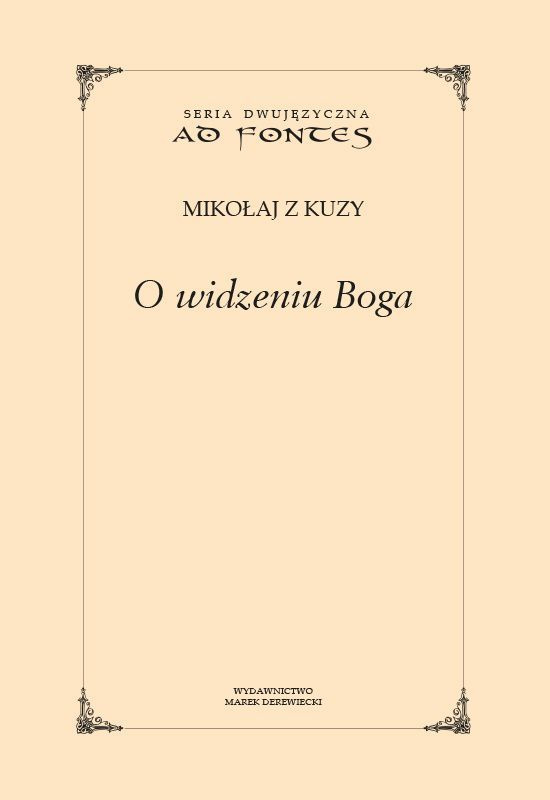 O widzeniu Boga, Mikołaj z Kuzy