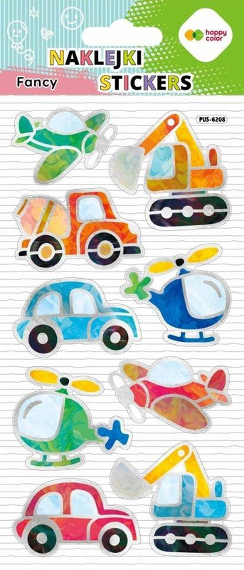 Naklejki 3D Fancy Vehicles Fun 90x210 HAPPY COLOR