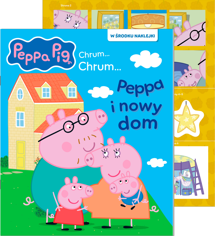 Nowy dom Peppy. Activity z naklejkami. Świnka Peppa. Chrum... Chrum..., Opracowanie zbiorowe