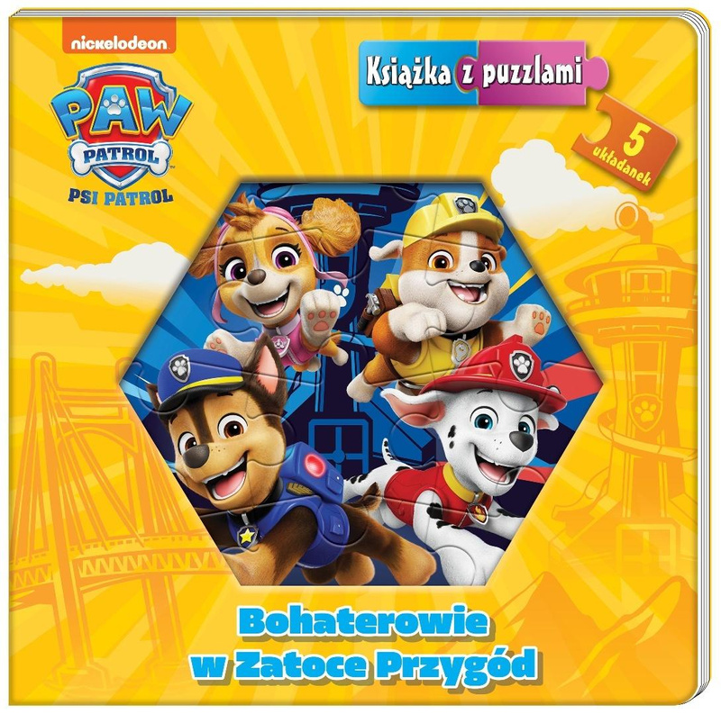 Psi Patrol. Psi Patrol. Książka z puzzlami, praca zbiorowa