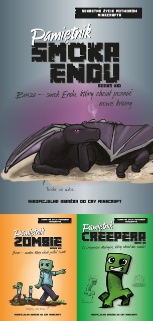 Sekretne życie potworów Minecrafta. Tom 1-3, Forrest Hayes