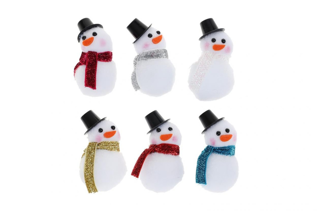 Bałwanki z pompona 3szt