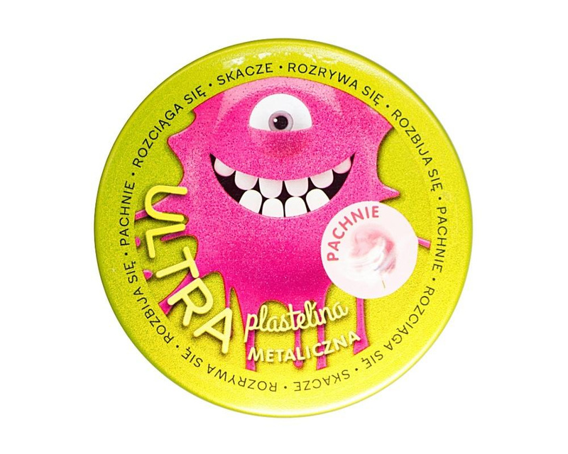 Ultra Plastelina Pachnąca metaliczna różowa