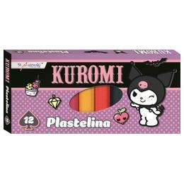 Plastelina 12 kolorów Kuromi