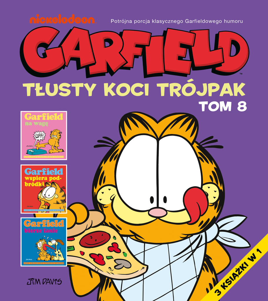 Garfield. Tłusty koci trójpak. Tom 8, Jim Davis