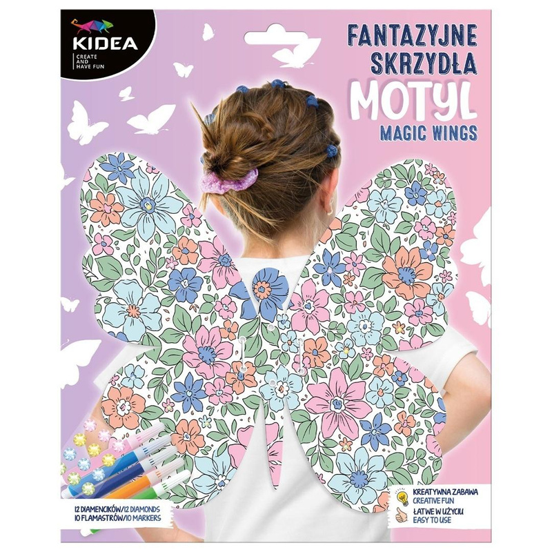 Skrzydła fantazyjny motyl KIDEA