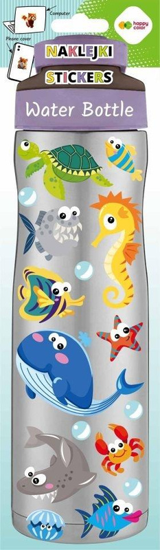 Naklejki Water Bottle Ocean 83x286 HAPPY COLOR
