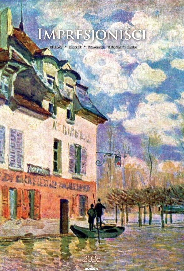 Kalendarz 2026 ścienny A3 Impresjoniści