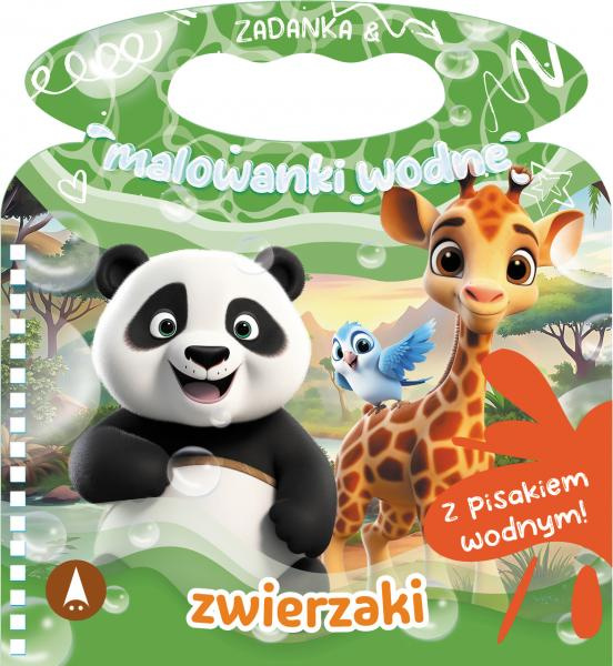 Zadanka i malowanki wodne. Zwierzaki