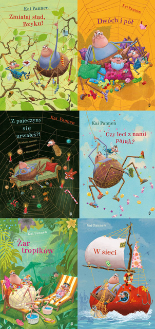Pająk i mucha, tom 1-6, Kai Pannen