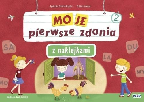 Moje pierwsze zdania z naklejkami. Zeszyt 2, Agnieszka Fabisiak-majcher