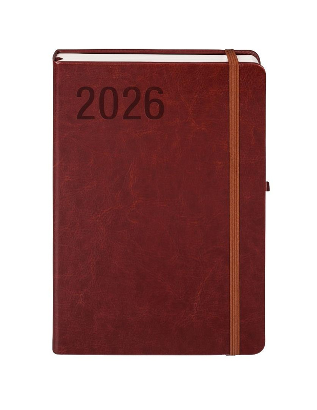 Kalendarz 2026 A5 Formalizm brązowy DNS